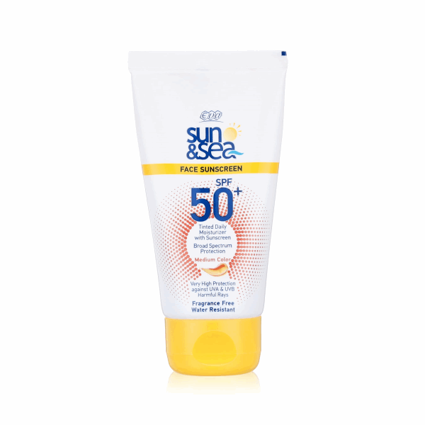 صن بلوك ايفا صن اند سي عامل حماية 40spf+50مل ملون